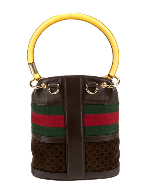Gucci Web Bucket Bag Mini