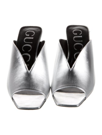 Gucci Leather Slides