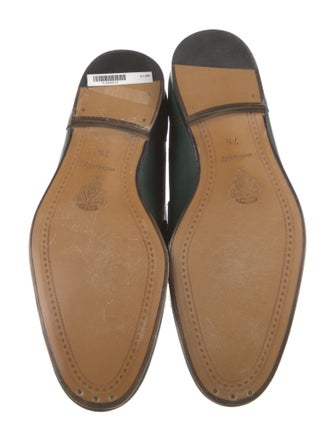 Gucci Horsebit Accent Leather Dress Loafers
