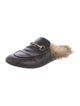 Gucci Horsebit Accent Leather Mules
