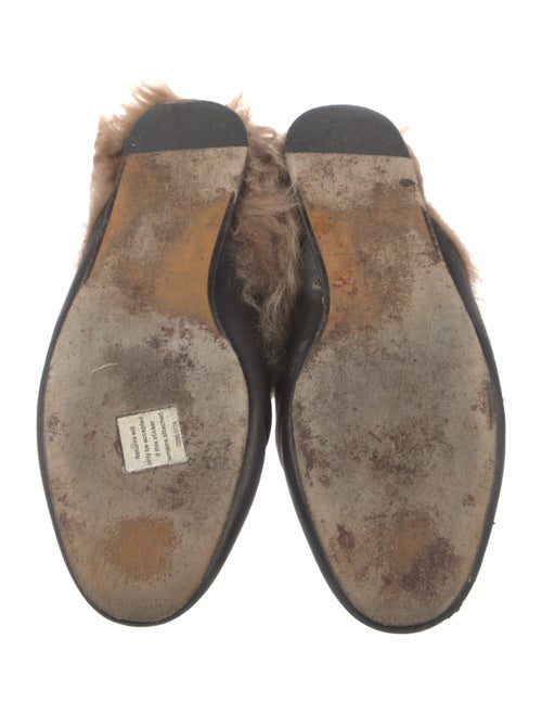 Gucci Horsebit Accent Leather Mules