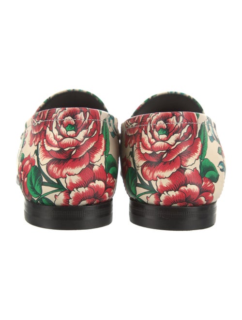 Gucci Horsebit Accent Leather Slingback Flats