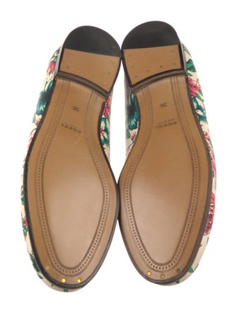 Gucci Horsebit Accent Leather Slingback Flats