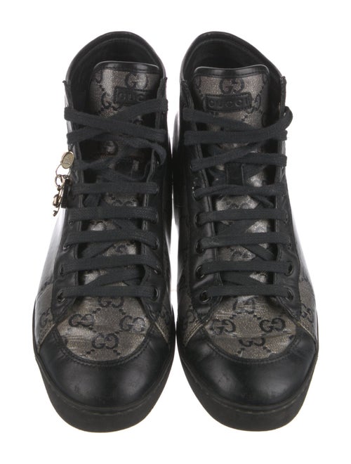 Gucci Leather Printed Sneakers