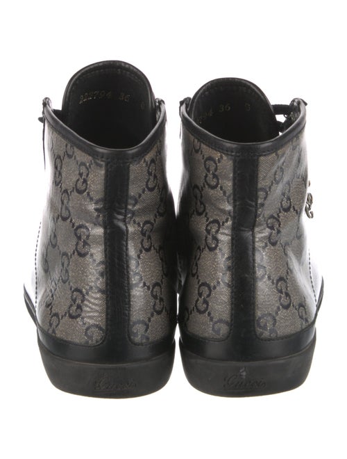 Gucci Leather Printed Sneakers