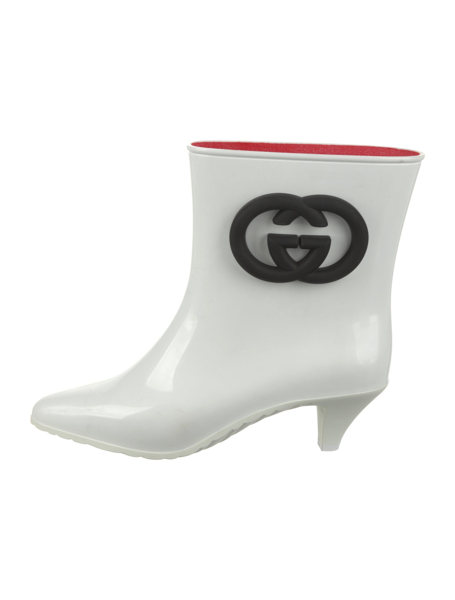 Gucci Interlocking G Logo Rubber Rain Boots