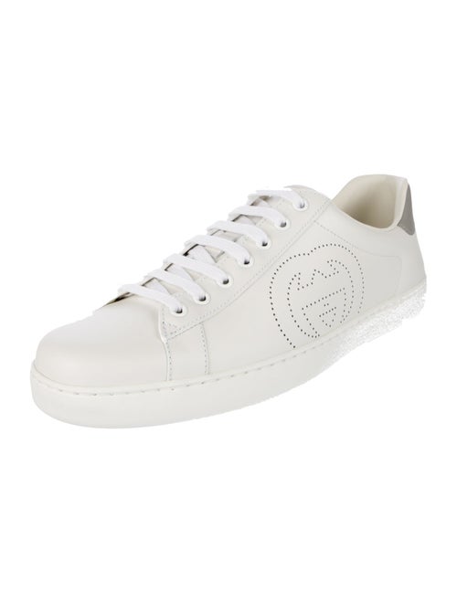 Gucci Interlocking G Logo Leather Sneakers