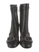 Gucci Leather Crystal Embellishments Boots