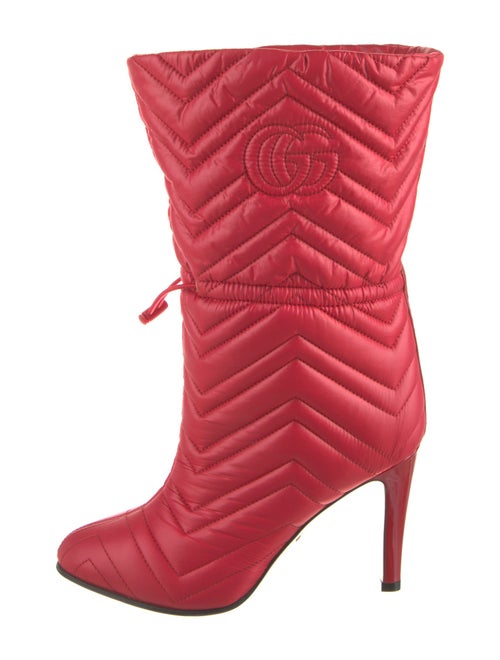 Gucci Double G Logo Nylon Boots