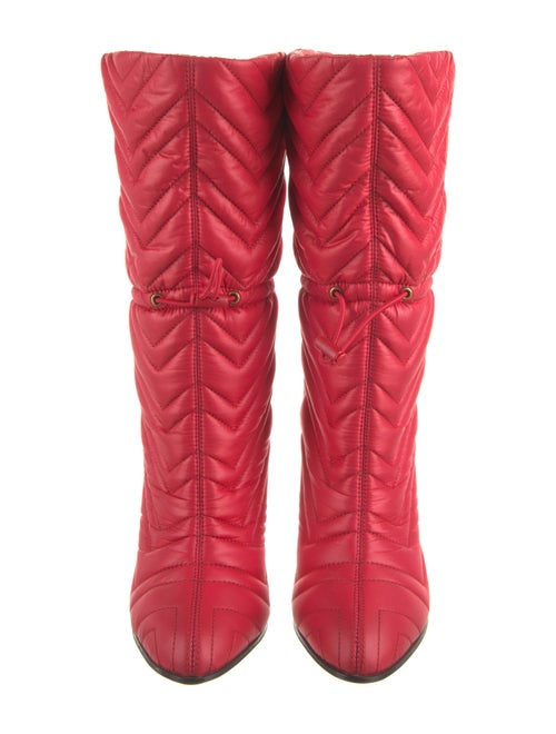 Gucci Double G Logo Nylon Boots