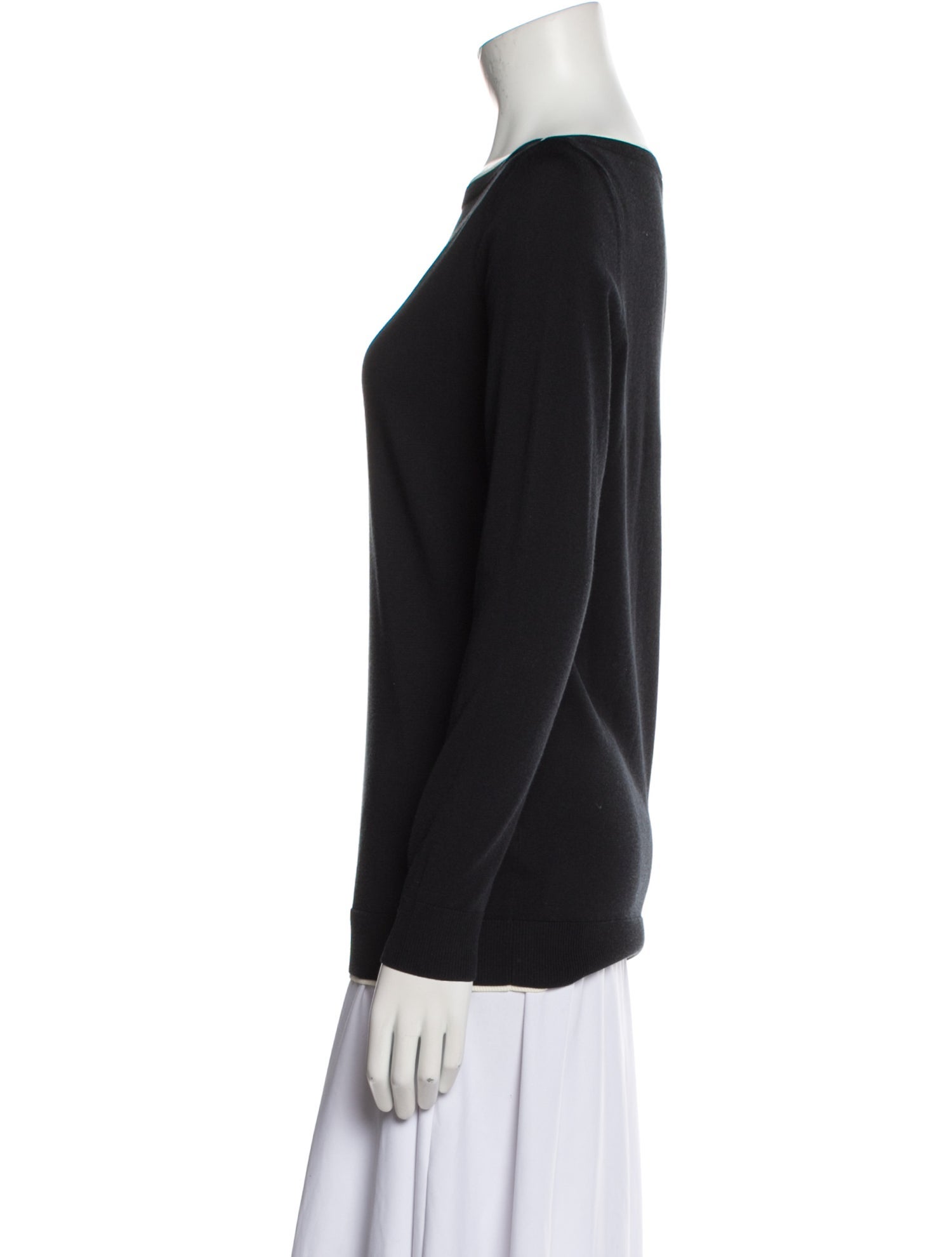 Gucci Cashmere Bateau Neckline Sweater