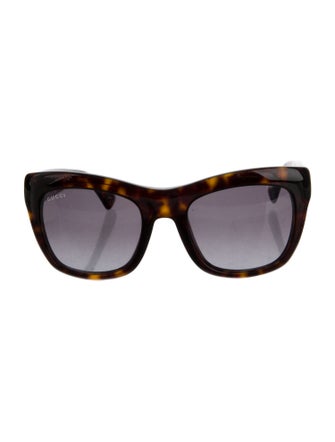 Gucci Web Accent Cat-Eye Sunglasses
