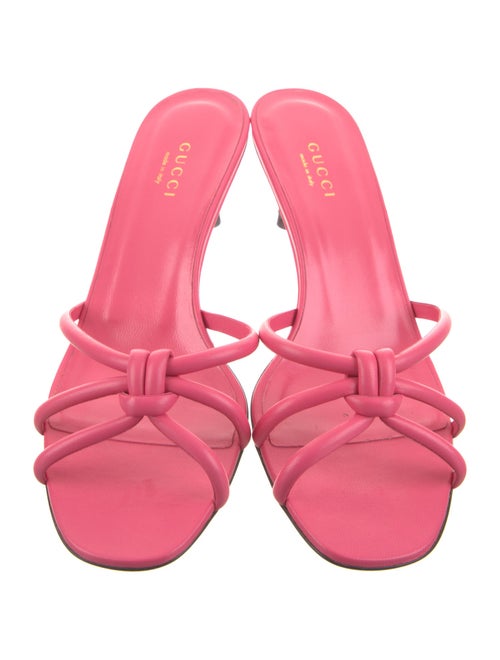 Gucci Leather Slides