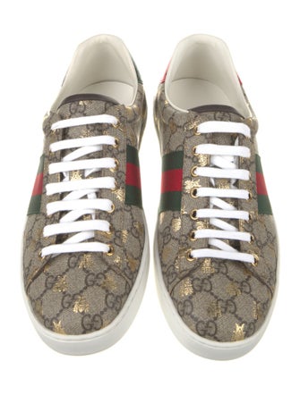 Gucci GG Supreme Grosgrain Trim Sneakers