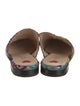 Gucci Horsebit Accent Printed Mules