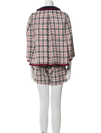 Gucci 2018 Tweed Pattern Short Set
