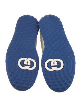 Gucci Leather Printed Sneakers