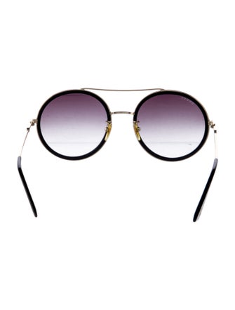 Gucci Bee Accent Aviator Sunglasses