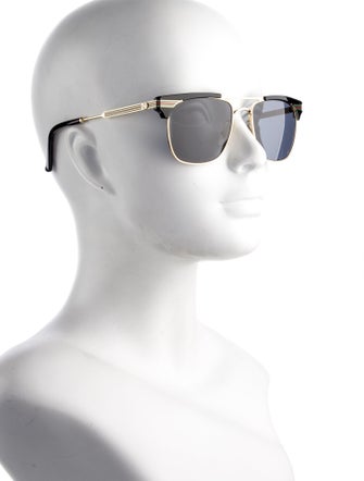 Gucci Web Accent Wayfarer Sunglasses