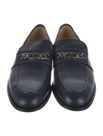 Gucci Horsebit Accent Leather Dress Loafers
