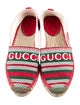 Gucci Canvas Striped Espadrilles