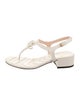 Gucci Leather T-Strap Sandals