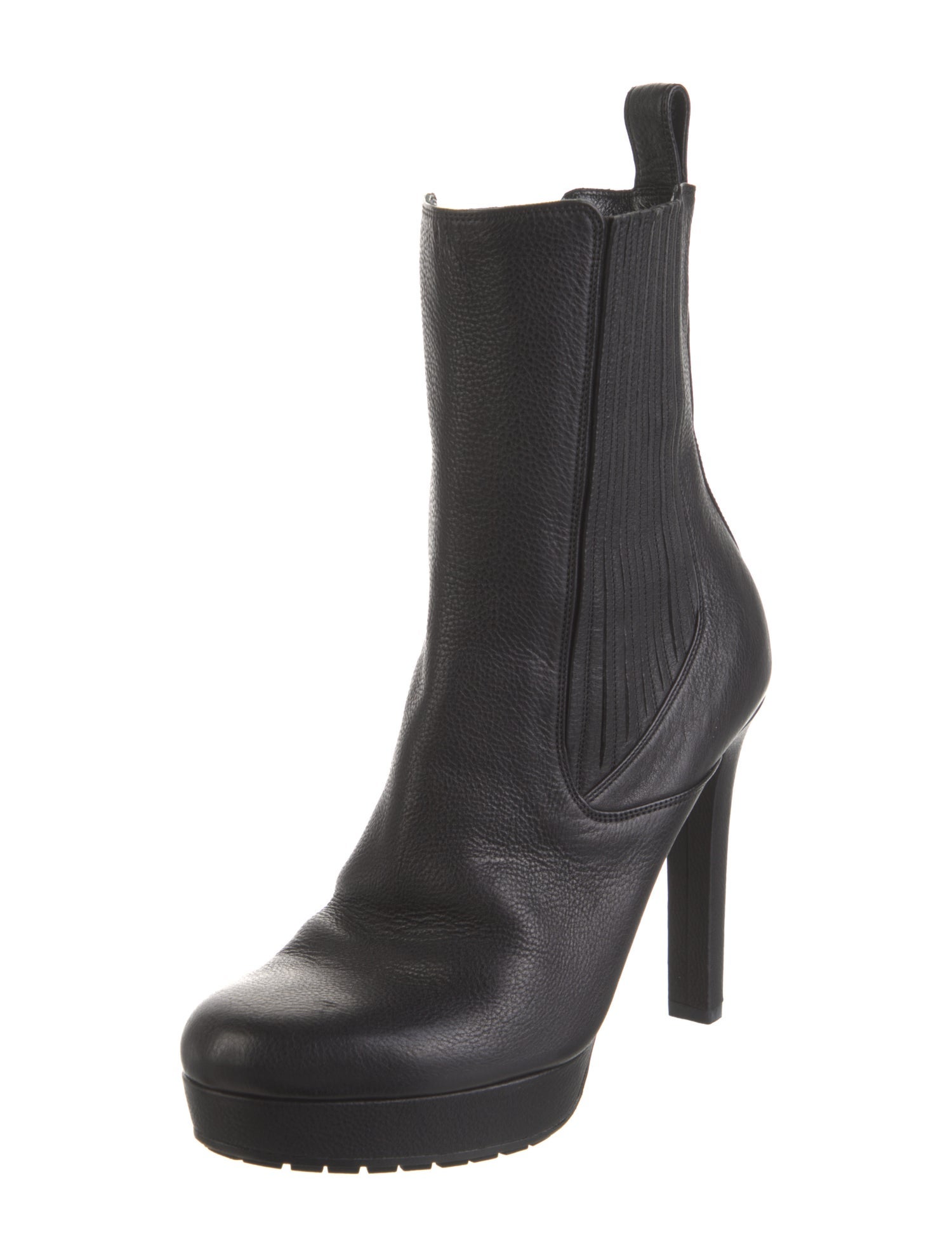 Gucci Leather Chelsea Boots