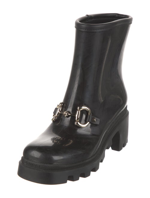 Gucci Horsebit Accent Rubber Rain Boots