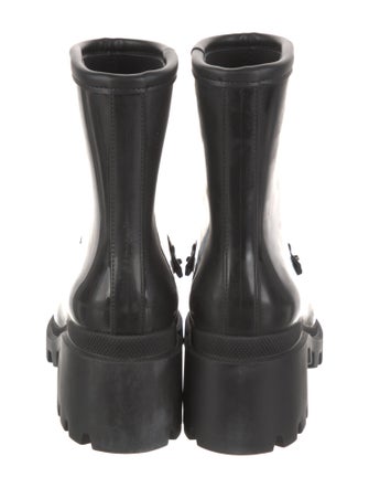 Gucci Horsebit Accent Rubber Rain Boots
