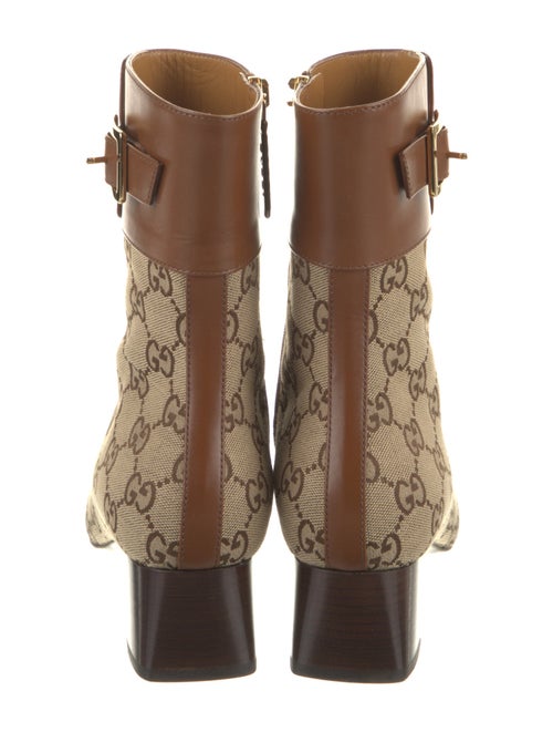 Gucci Canvas Printed Boots