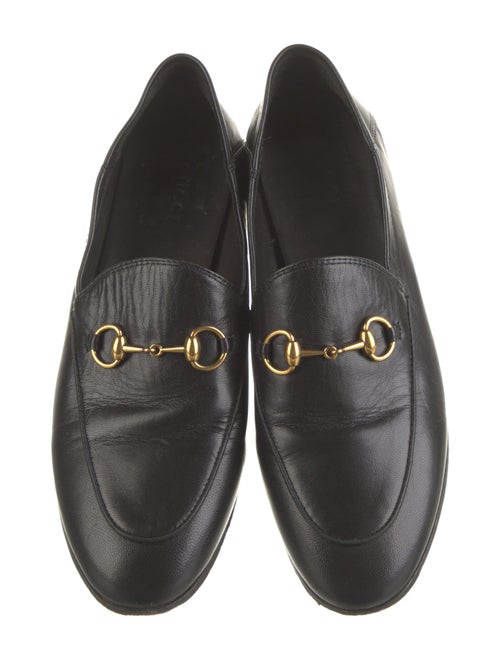 Gucci Horsebit Accent Leather Loafers
