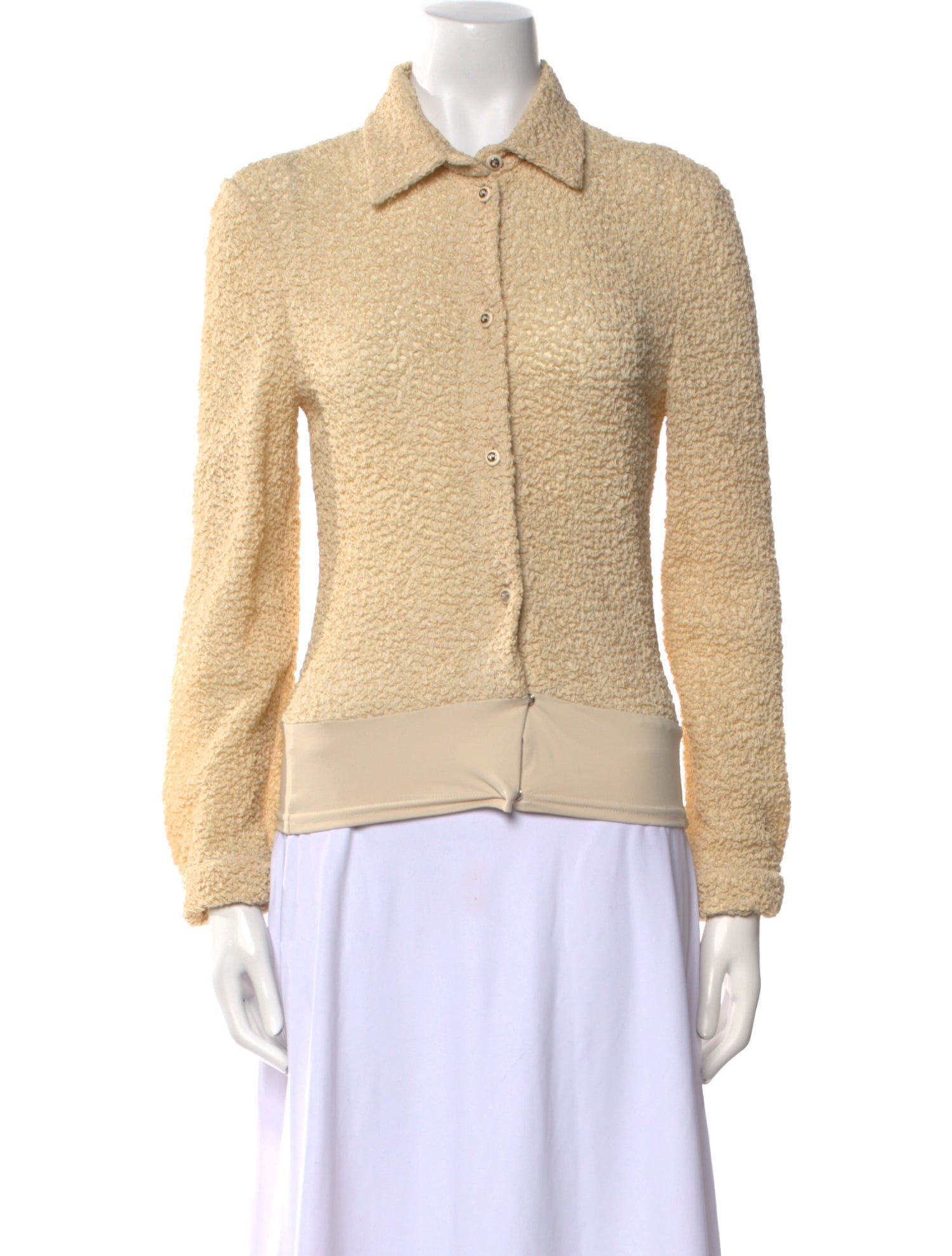 Gucci Silk Long Sleeve Top