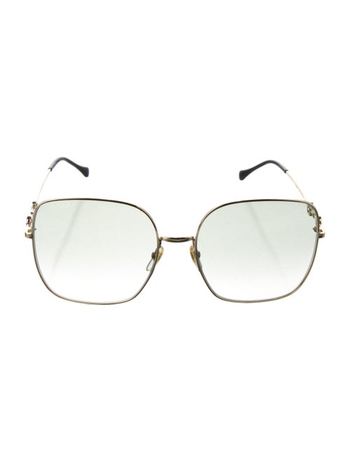 Gucci Interlocking G Logo Oversize Sunglasses