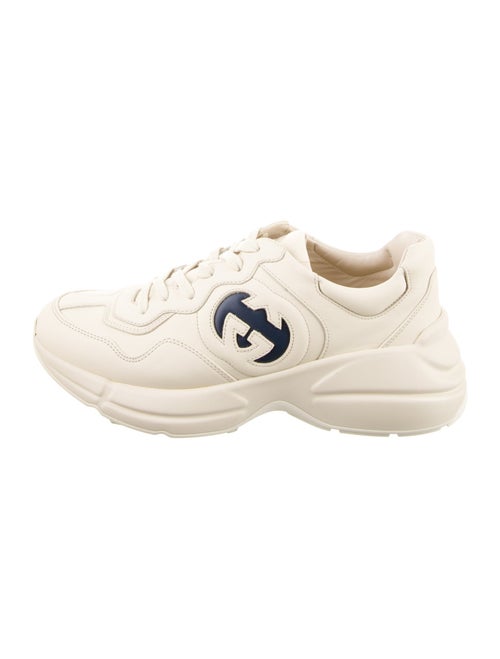 Gucci Leather Printed Sneakers