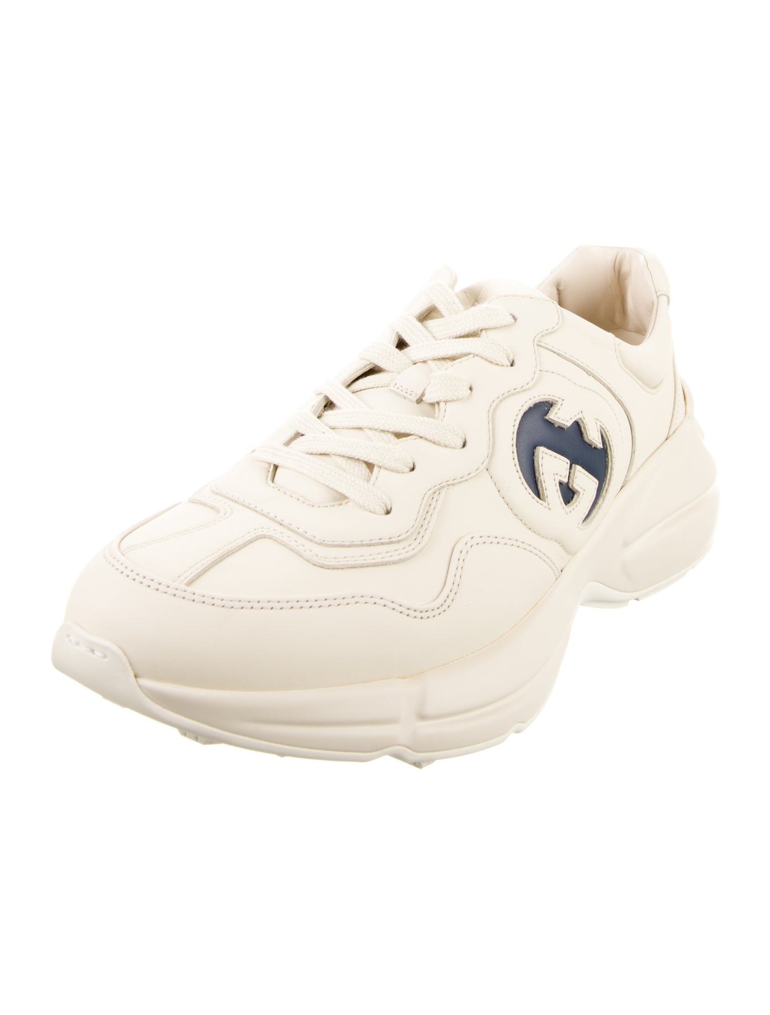 Gucci Leather Printed Sneakers