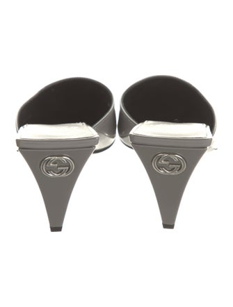 Gucci Leather Mules
