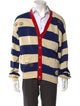 Gucci Striped V-Neck Cardigan