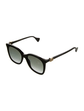 Gucci Double G Logo Oversize Sunglasses