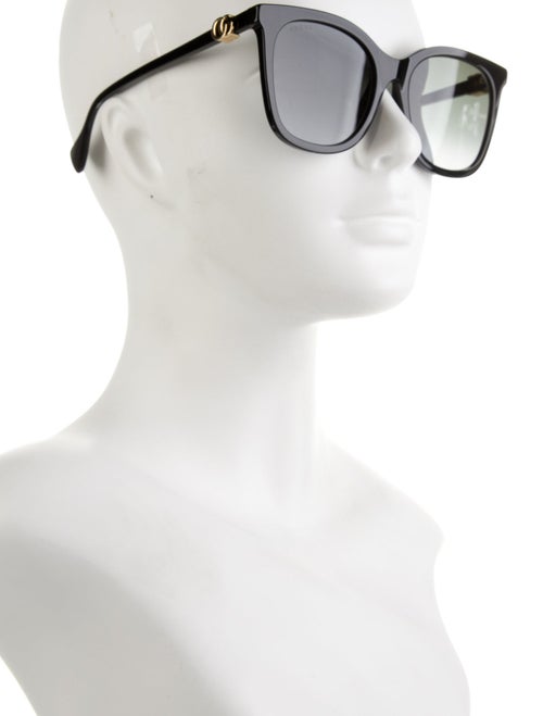 Gucci Double G Logo Oversize Sunglasses