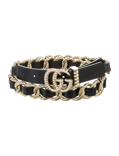 Gucci Torchon Double G Logo Belt
