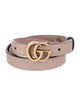 Gucci Double G Logo Skinny Belt