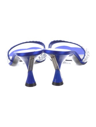 Gucci Double G Logo Satin Slides