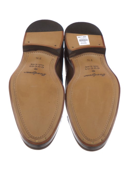 Gucci Interlocking G Logo Leather Brogues