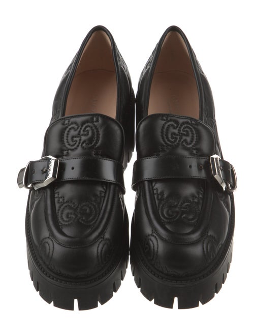 Gucci GG Logo Leather Pumps