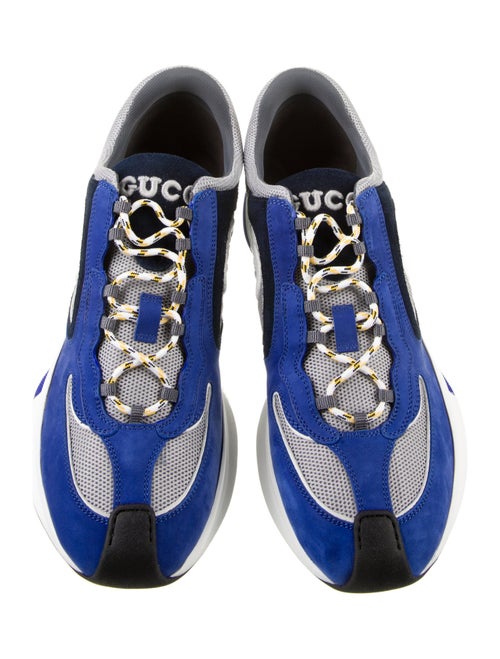Gucci Interlocking G Logo Nubuck Athletic Sneakers