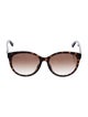 Gucci Double G Logo Oversize Sunglasses