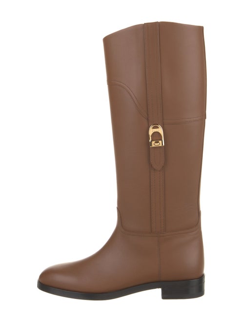 Gucci Leather Riding Boots
