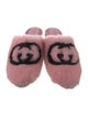 Gucci Faux Fur Mules