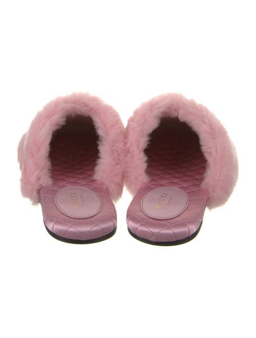 Gucci Faux Fur Mules