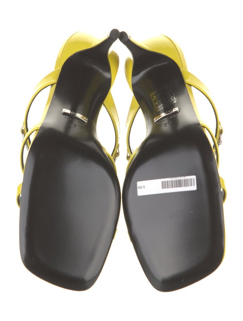 Gucci Horsebit Accent Patent Leather Slides